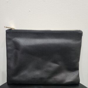 Forever 21 Black Clutch with Gold Accent